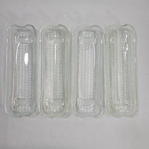 (4) Vintage Pressed Glass Corn On The Cob Holders